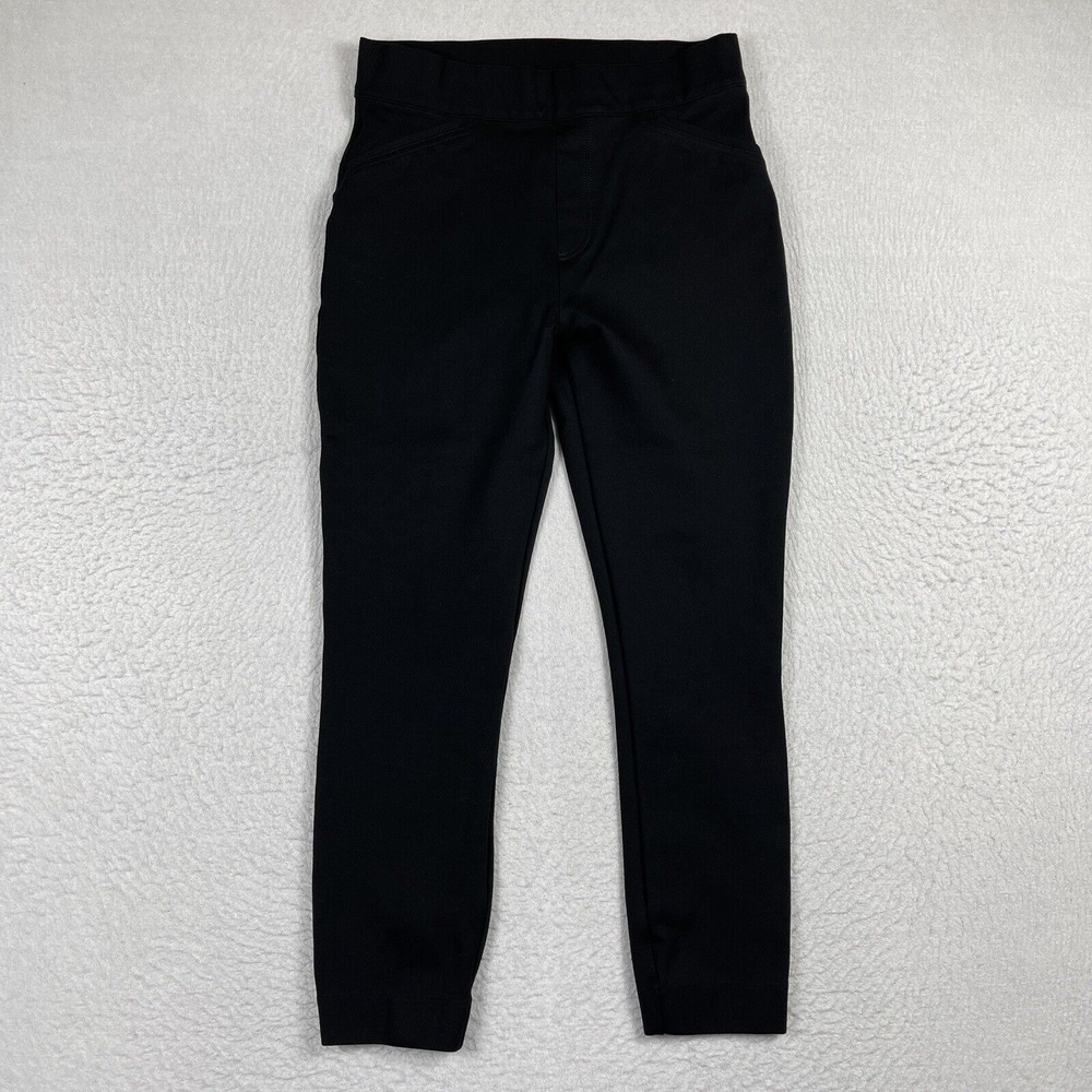 Spanx Pants Womens Medium Black Perfect‎ Pant Back Seam Skinny Ankle Work Casual